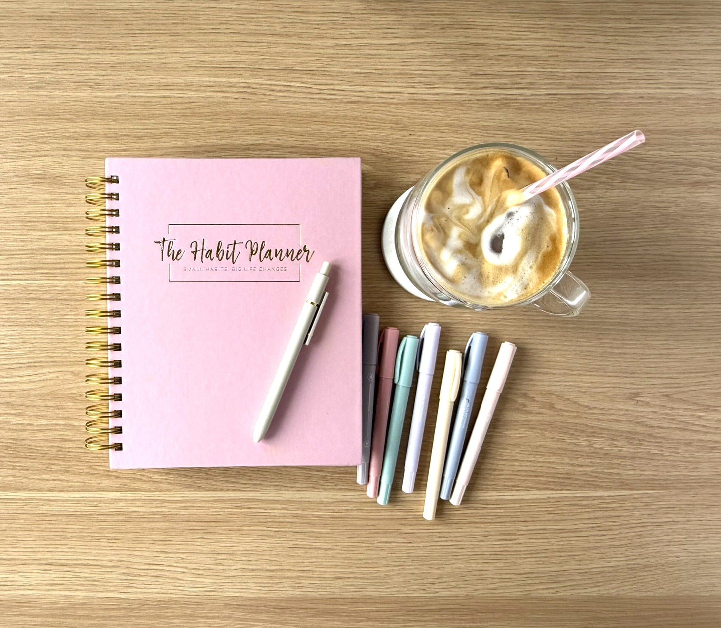 2026 Habit Planner (Pink)