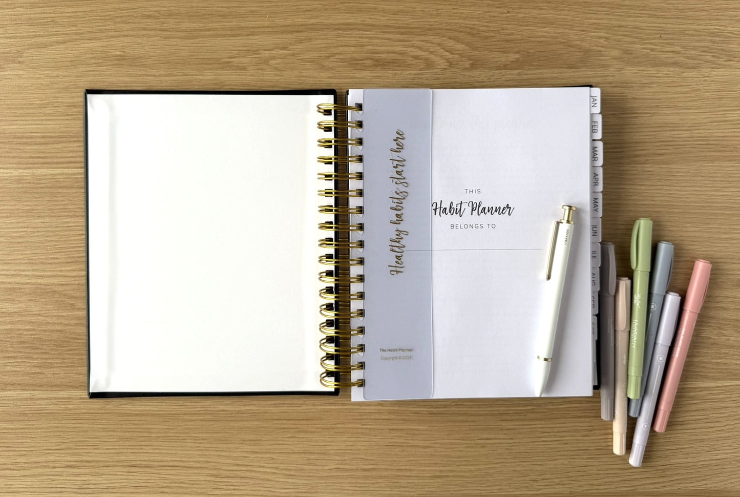 2026 Habit Planner (Black)