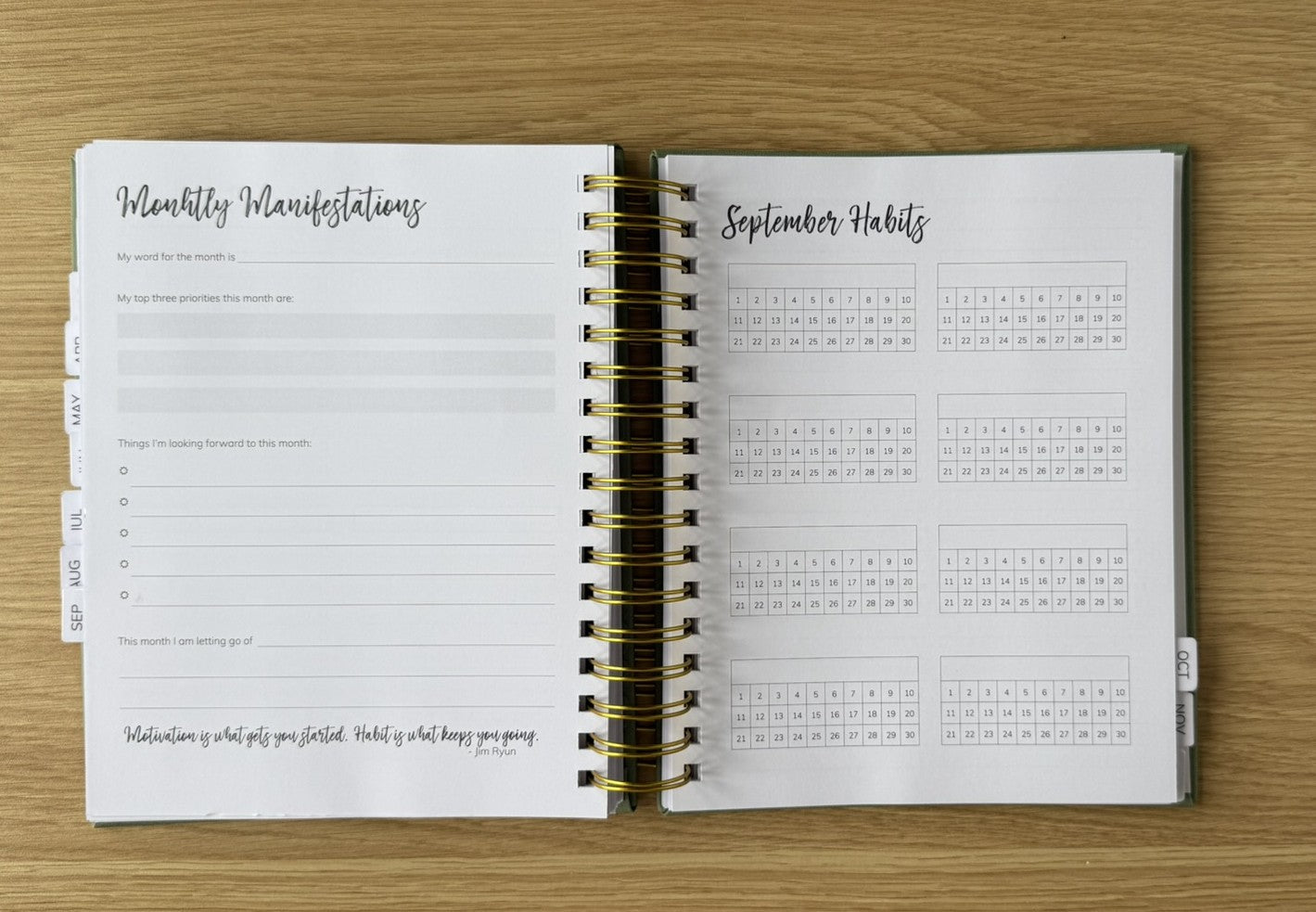2026 Habit Planner (Sage)