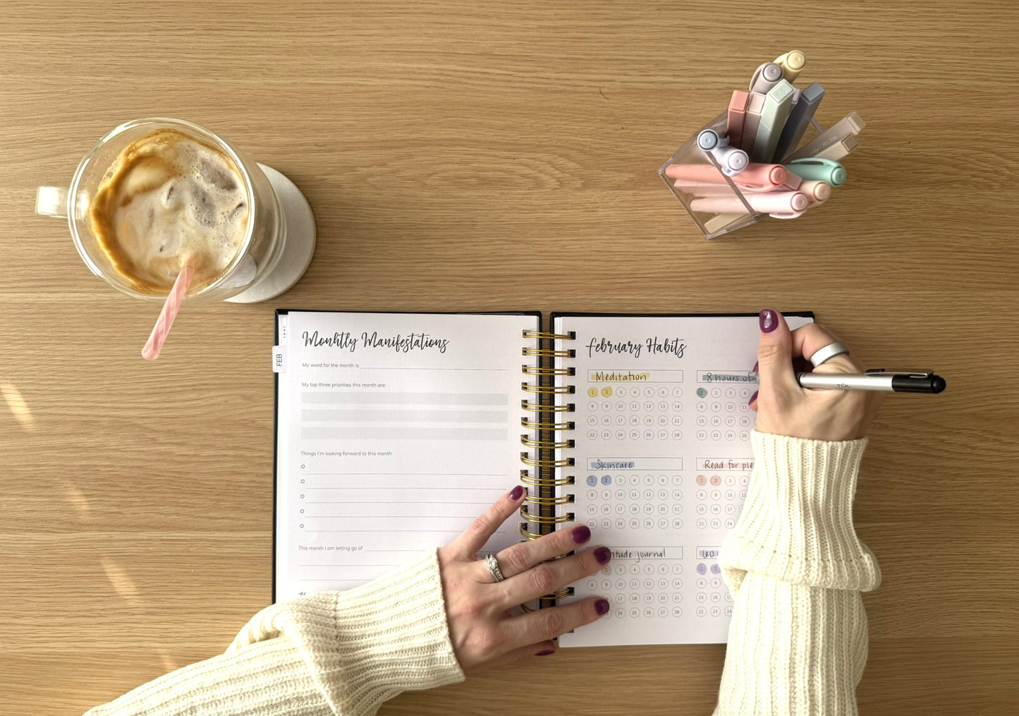 2026 Habit Planner (Black)
