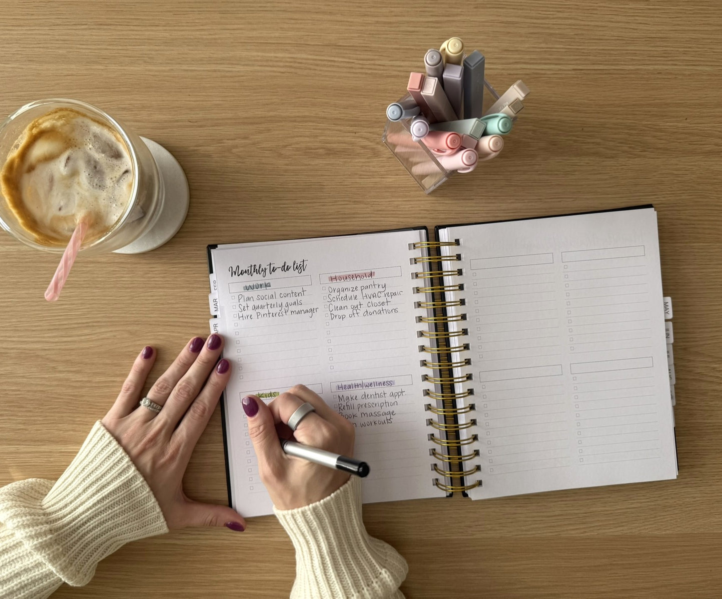2026 Habit Planner (Black)