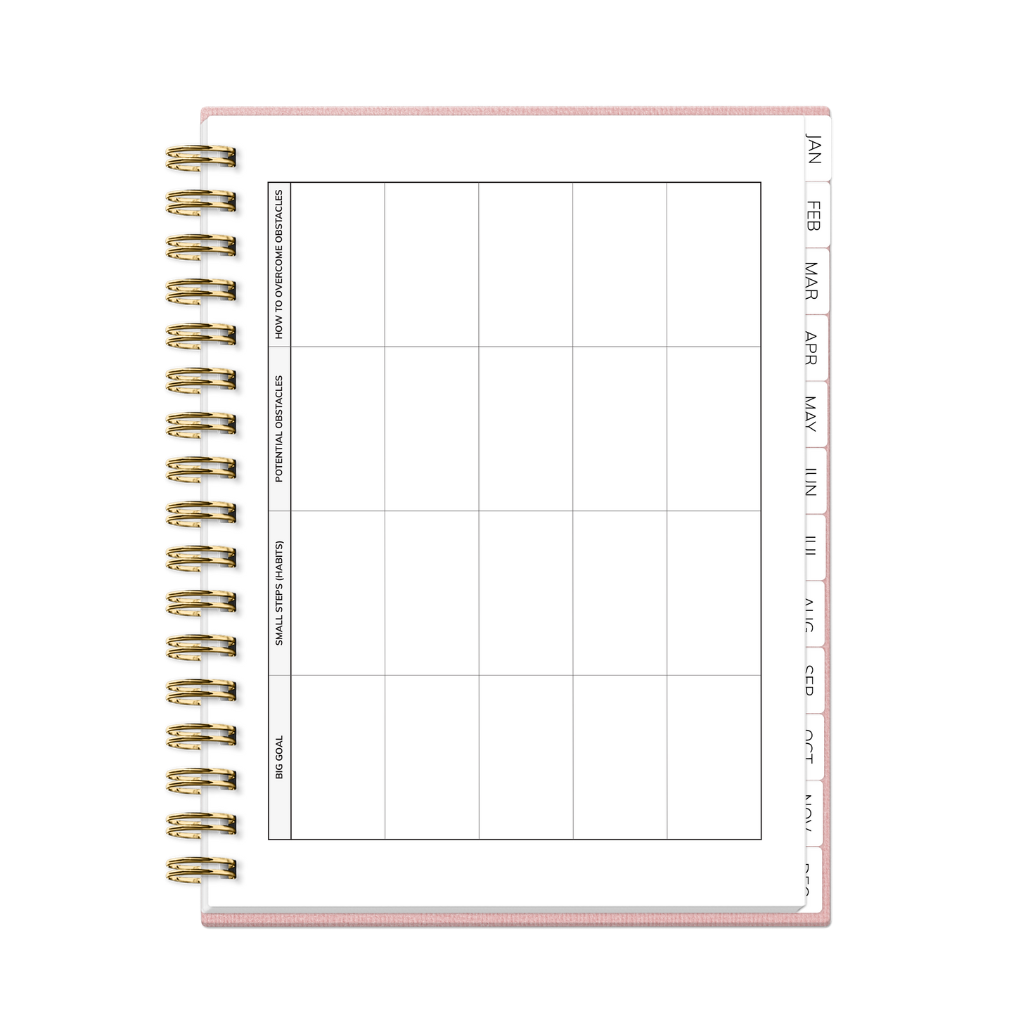 2026 Habit Planner (Pink)