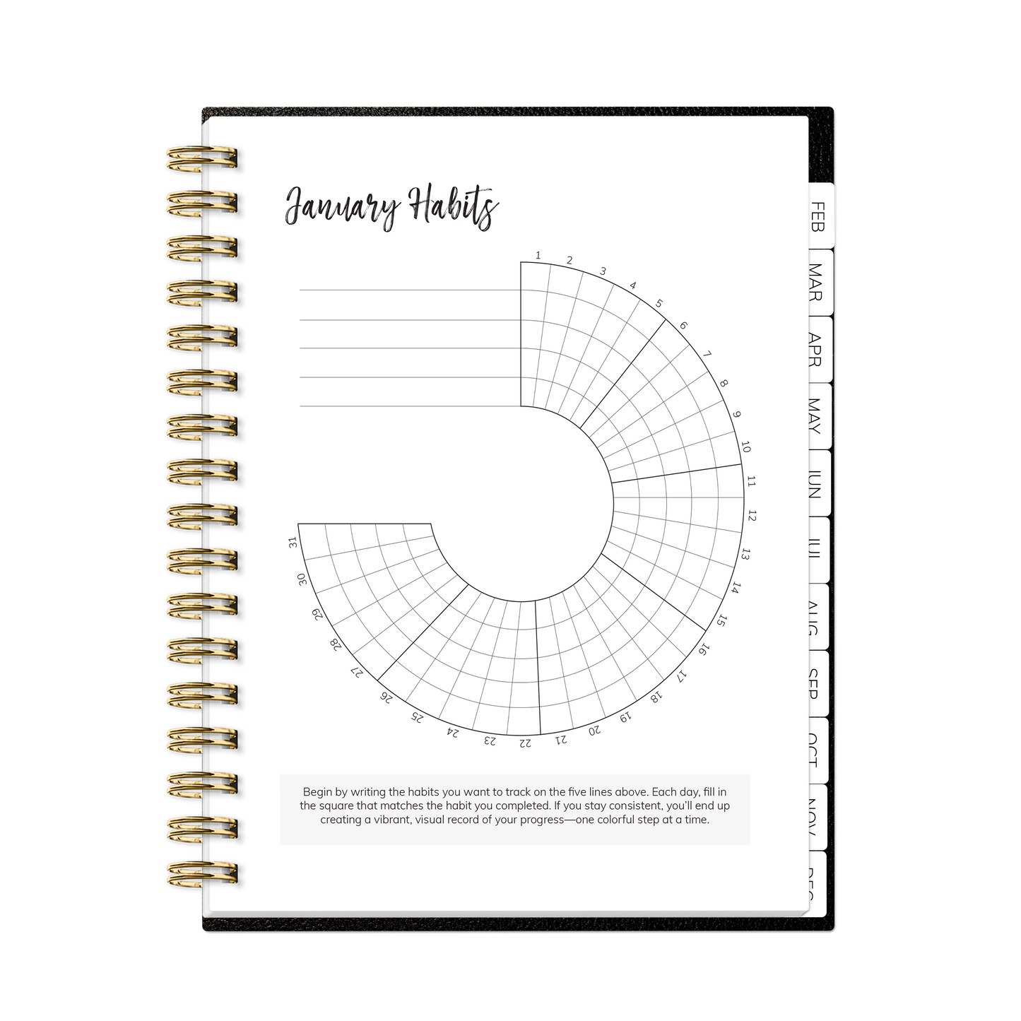 2026 Habit Planner (Black)