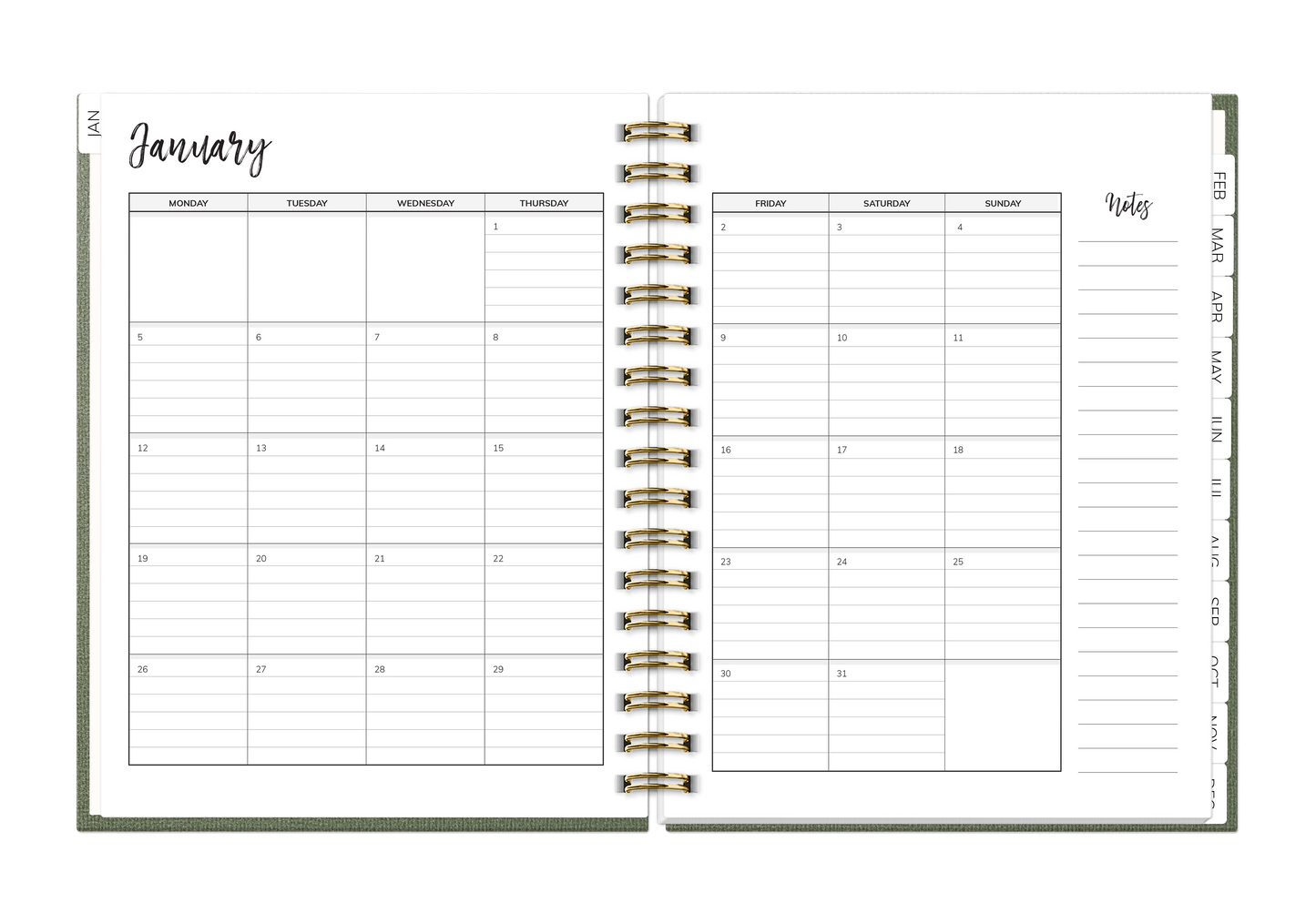 2026 Habit Planner (Sage)