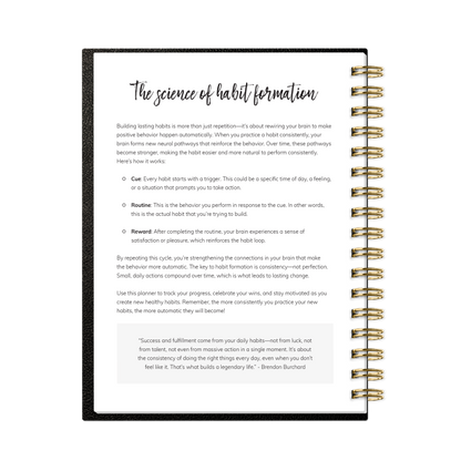 2026 Habit Planner (Black)