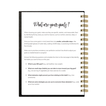 2026 Habit Planner (Black)