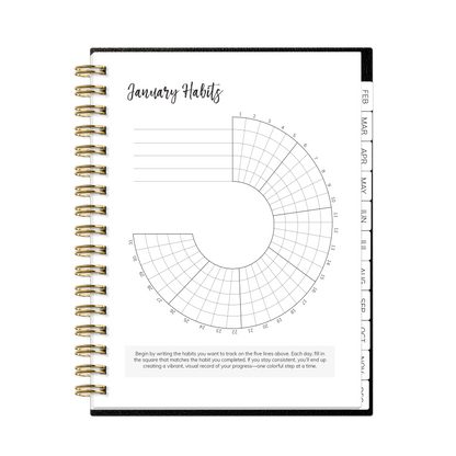 2026 Habit Planner (Black)