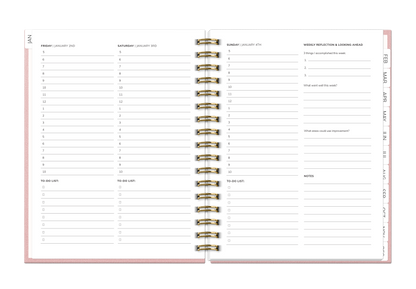 2026 Habit Planner (Pink)