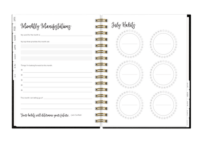2026 Habit Planner (Black)